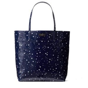 Kate Spade SHOPPER Daycation Night Sky PVC Tote